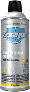 Sprayon LU 100 WHITE LITHIUM GREASE白色锂基润滑脂