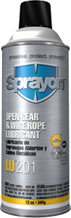 Sprayon LU 201 OPEN GEAR & WIRE ROPE LUBRICANT开式齿轮润滑油