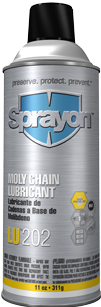 Sprayon LU 202 MOLY CHAIN LUBRICANT二硫化钼润滑剂