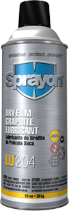 Sprayon LU 204 DRY FILM GRAPHITE LUBRICANT二硫化钼润滑剂