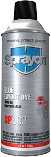 Sprayon SP 603 BLUE LAYOUT DYE蓝色标签喷剂